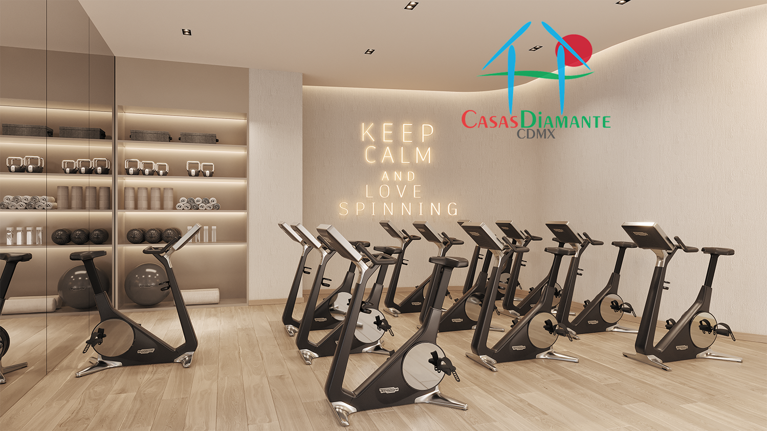 Bosque Real Blue - Salón de Spinning 1